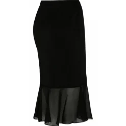 Tom Ford - Black Wrap Mini Skirt - Tom Ford Exclusive Luxury Collection - Avvenice