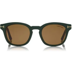 Tom Ford - Blue Block Optical Glasses - Round Optical Glasses - Havana - FT5532-B - Optical Glasses - Tom Ford Eyewear - Avvenice