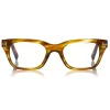 Tom Ford - Blue Block Optical Glasses - Square Optical Glasses - Opal Honey - FT5536-B - Optical Glasses - Tom Ford Eyewear - Avvenice
