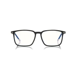 Tom Ford - Blue Block Optical Glasses - Square Acetate Optical Glasses - Black - FT5607-B - Optical Glasses - Tom Ford Eyewear - Avvenice