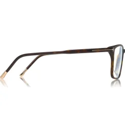Tom Ford - Blue Block Optical Glasses - Square Optical Glasses - Dark Havana - FT5607-B - Optical Glasses - Tom Ford Eyewear - Avvenice