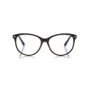 Tom Ford - Blue Block Optical Glasses - Cat-Eye Acetate Optical Glasses - Black - FT5544-B - Optical Glasses - Tom Ford Eyewear - Avvenice