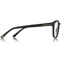 Tom Ford - Blue Block Optical Glasses - Round Acetate Optical Glasses - Black - FT5532-B - Optical Glasses - Tom Ford Eyewear - Avvenice