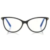 Tom Ford - Blue Block Optical Glasses - Round Acetate Optical Glasses - Black - FT5616-B - Optical Glasses - Tom Ford Eyewear - Avvenice