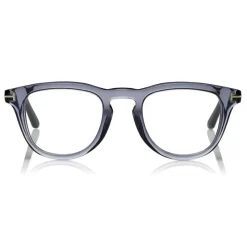 Tom Ford - Blue Block Round Optical Glasses - Round Optical glasses - Grey - FT5488-B - Optical Glasses - Tom Ford Eyewear - Avvenice