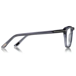 Tom Ford - Blue Block Round Optical Glasses - Round Optical glasses - Grey - FT5488-B - Optical Glasses - Tom Ford Eyewear - Avvenice