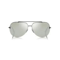 Tom Ford - Brad Sunglasses - Pilot Metal Sunglasses - Black - FT0584 - Sunglasses - Tom Ford Eyewear - Avvenice