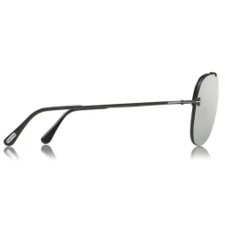 Tom Ford - Brad Sunglasses - Pilot Metal Sunglasses - Black - FT0584 - Sunglasses - Tom Ford Eyewear - Avvenice
