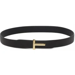 Tom Ford - Brown and Black Belt - Tom Ford Exclusive Luxury Collection - Avvenice