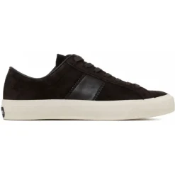 Tom Ford - Brown and Cream Low Top Sneakers - Tom Ford Exclusive Luxury Collection - Avvenice