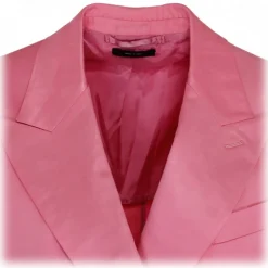 Tom Ford - Bubblegum Pink Double Breasted Blazer - Tom Ford Exclusive Luxury Collection - Avvenice