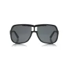 Tom Ford - Caine Sunglasses - Navigator Acetate Sunglasses - Black - FT0800 - Sunglasses - Tom Ford Eyewear - Avvenice