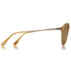 Tom Ford - Carlo Sunglasses - Pilot Acetate Sunglasses - Honey - FT0587 - Sunglasses - Tom Ford Eyewear - Avvenice