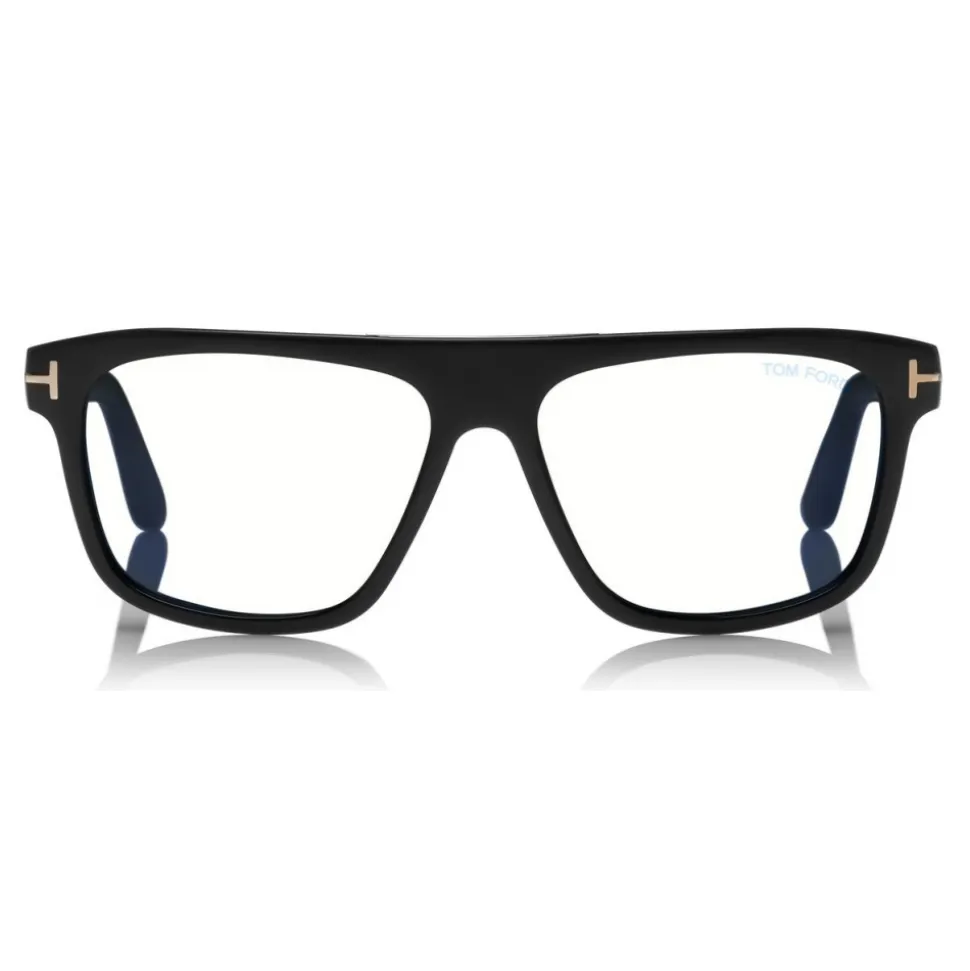 Tom Ford - Cecilio Optical Glasses - Square Acetate Optial Glasses - Black - FT0628-O - Sunglasses - Tom Ford Eyewear - Avvenice
