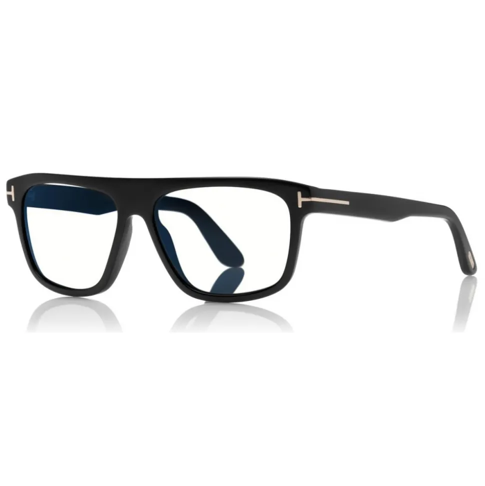 Tom Ford - Cecilio Optical Glasses - Square Acetate Optial Glasses - Black - FT0628-O - Sunglasses - Tom Ford Eyewear - Avvenice