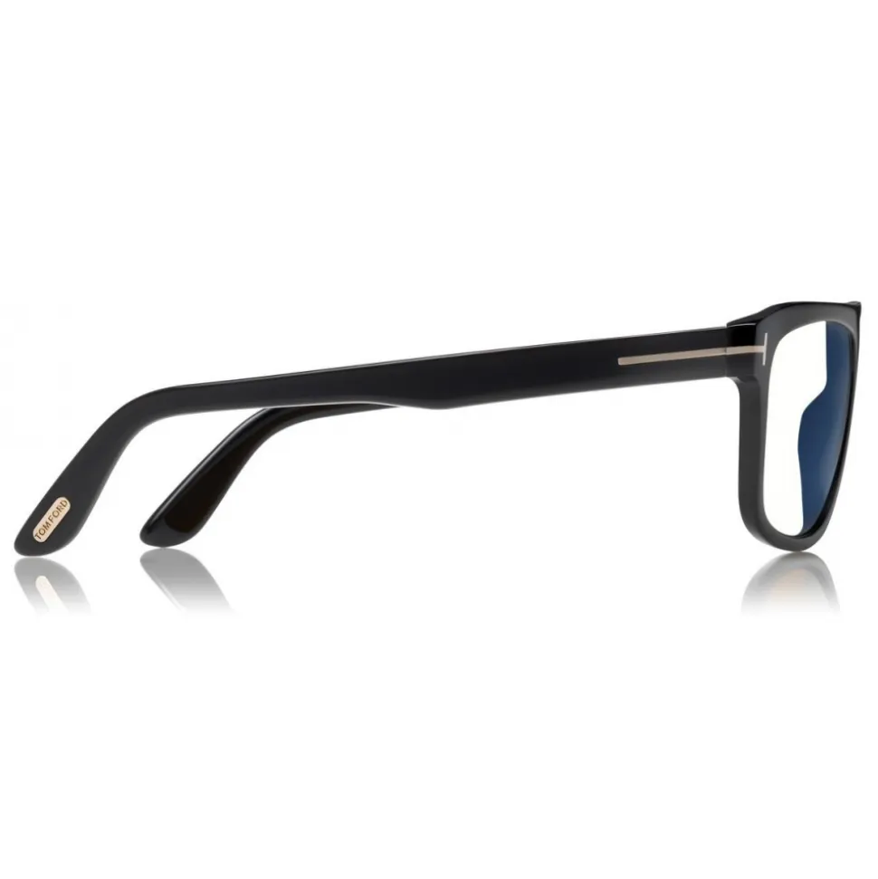 Tom Ford - Cecilio Optical Glasses - Square Acetate Optial Glasses - Black - FT0628-O - Sunglasses - Tom Ford Eyewear - Avvenice