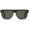 Tom Ford - Cecilio Sunglasses - Square Acetate Sunglasses - Dark Havana - FT0628 - Sunglasses - Tom Ford Eyewear - Avvenice