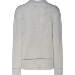 Tom Ford - Chalk Alpaca V Neck Pullover Jumper - Tom Ford Exclusive Luxury Collection - Avvenice
