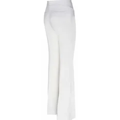Tom Ford - Chalk White Virgin Wool Flared Trousers - Tom Ford Exclusive Luxury Collection - Avvenice