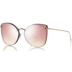 Tom Ford - Charlotte Sunglasses - Butterfly Acetate Sunglasses - Havana Pink - FT0657 - Sunglasses - Tom Ford Eyewear - Avvenice