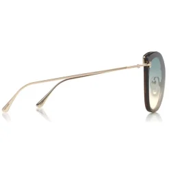 Tom Ford - Charlotte Sunglasses - Butterfly Acetate Sunglasses - Blonde Havana - FT0657 - Sunglasses - Tom Ford Eyewear - Avvenice