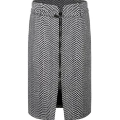 Tom Ford - Chevron Pattern Midi Pencil Skirt - Tom Ford Exclusive Luxury Collection - Avvenice