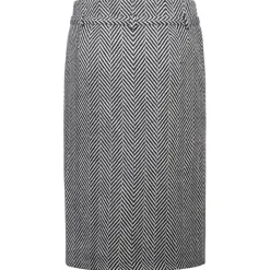 Tom Ford - Chevron Pattern Midi Pencil Skirt - Tom Ford Exclusive Luxury Collection - Avvenice
