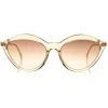 Tom Ford - Chloe Sunglasses - Cat-Eye Acetate Sunglasses - Champagne - FT0663 - Sunglasses - Tom Ford Eyewear - Avvenice