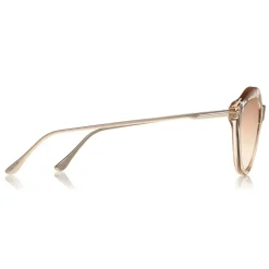 Tom Ford - Chloe Sunglasses - Cat-Eye Acetate Sunglasses - Champagne - FT0663 - Sunglasses - Tom Ford Eyewear - Avvenice