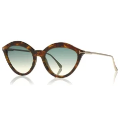 Tom Ford - Chloe Sunglasses - Cat-Eye Acetate Sunglasses - Light Havana - FT0663 - Sunglasses - Tom Ford Eyewear - Avvenice
