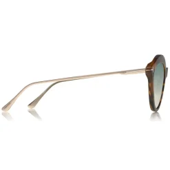 Tom Ford - Chloe Sunglasses - Cat-Eye Acetate Sunglasses - Light Havana - FT0663 - Sunglasses - Tom Ford Eyewear - Avvenice