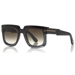 Tom Ford - Christian Sunglasses - Square Acetate Sunglasses - Black - FT0729 - Sunglasses - Tom Ford Eyewear - Avvenice