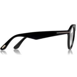 Tom Ford - Christopher Optical Glasses - Round Acetate Glasses - Black - FT0633-O - Optical Glasses - Tom Ford Eyewear - Avvenice