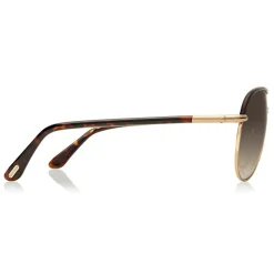 Tom Ford - Cole Aviator Sunglasses - Aviator Sunglasses - Dark Havana Brown - FT0285 - Sunglasses - Tom Ford Eyewear - Avvenice