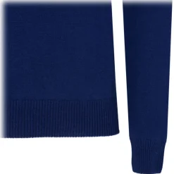Tom Ford - Dark Blue Cashmere Crewneck Jumper - Tom Ford Exclusive Luxury Collection - Avvenice