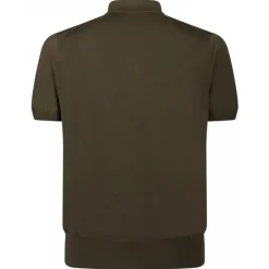 Tom Ford - Dark Olive Short Sleeves Polo Shirt - Tom Ford Exclusive Luxury Collection - Avvenice