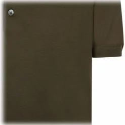 Tom Ford - Dark Olive Short Sleeves Polo Shirt - Tom Ford Exclusive Luxury Collection - Avvenice