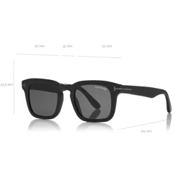 Tom Ford - Dax Sunglasses - Square Acetate Sunglasses - Black - FT0751-N - Sunglasses - Tom Ford Eyewear - Avvenice