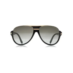 Tom Ford - Dimitry Sunglasses - Vintage Aviator Sunglasses - Shiny Black   - FT0334 - Sunglasses - Tom Ford Eyewear - Avvenice