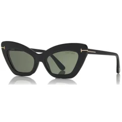 Tom Ford - Double Clip On Optical Glasses - Butterfly Optical Glasses - Black - FT5643-B - Optical Glasses - Tom Ford Eyewear - Avvenice