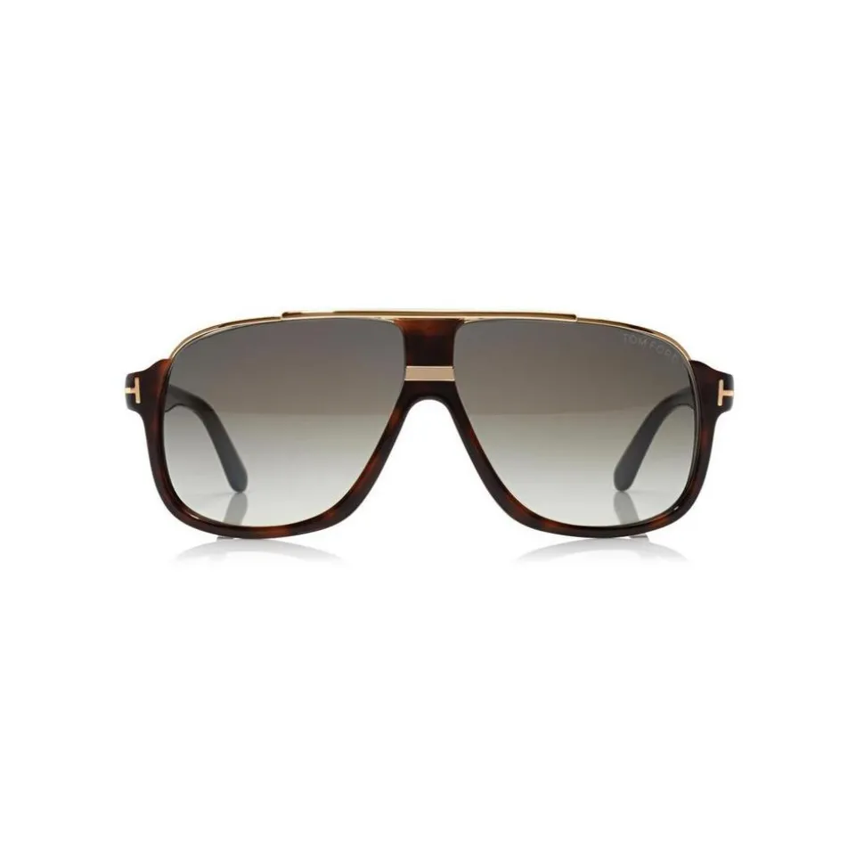 Tom Ford - Elliot Square Sunglasses - Square Sunglasses - Dark Havana - FT0335 - Sunglasses - Tom Ford Eyewear - Avvenice