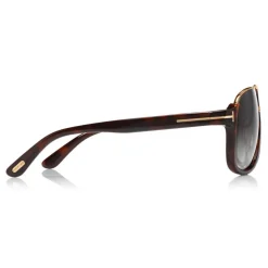 Tom Ford - Elliot Square Sunglasses - Square Sunglasses - Dark Havana - FT0335 - Sunglasses - Tom Ford Eyewear - Avvenice