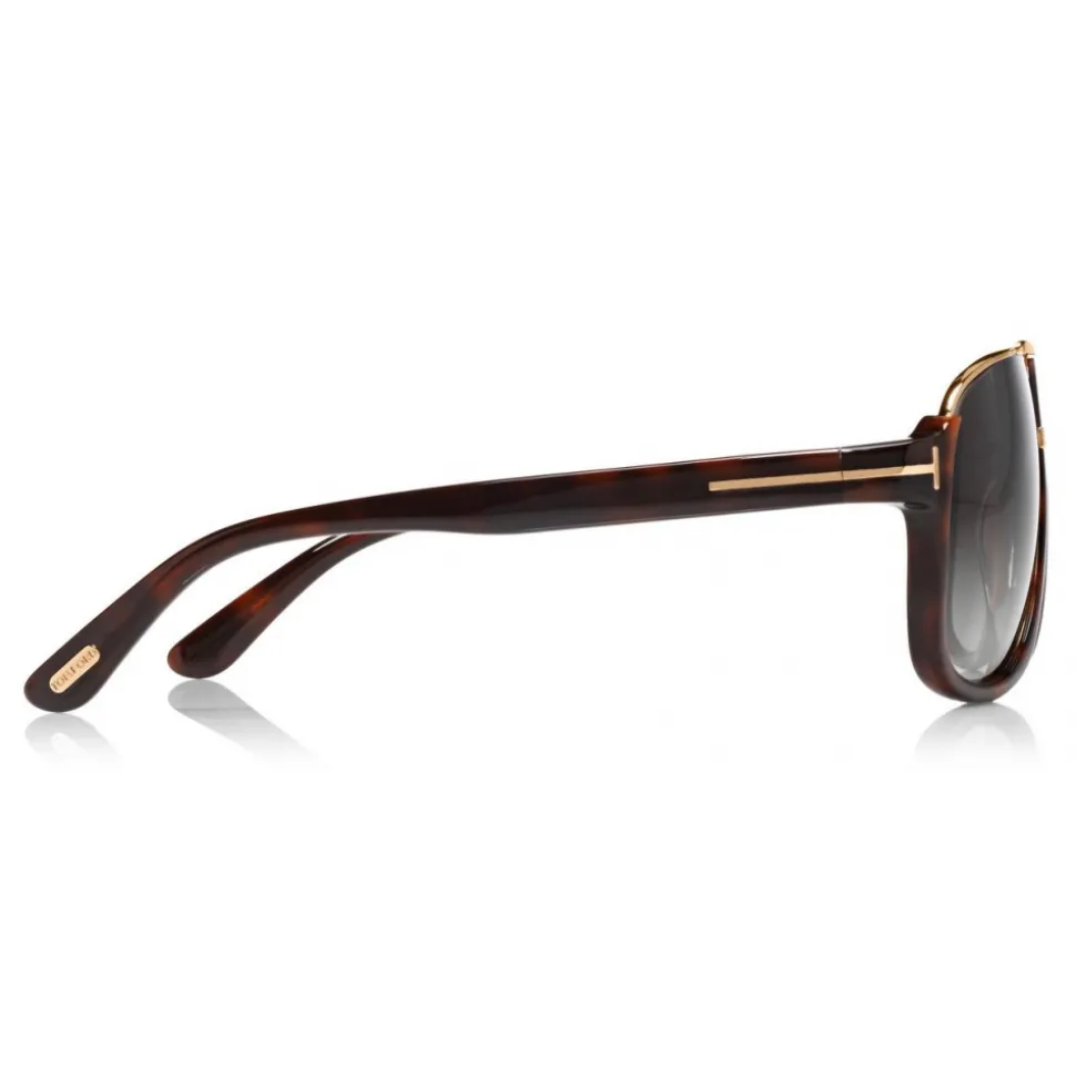 Tom Ford - Elliot Square Sunglasses - Square Sunglasses - Dark Havana - FT0335 - Sunglasses - Tom Ford Eyewear - Avvenice