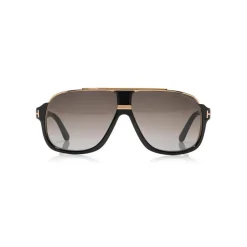 Tom Ford - Elliot Square Sunglasses - Square Sunglasses - Shiny Black - FT0335 - Sunglasses - Tom Ford Eyewear - Avvenice