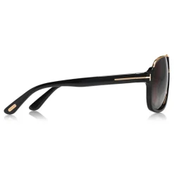 Tom Ford - Elliot Square Sunglasses - Square Sunglasses - Shiny Black - FT0335 - Sunglasses - Tom Ford Eyewear - Avvenice