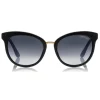 Tom Ford - Emma Sunglasses - Cat-Eye Acetate Sunglasses - Black - FT0461-M - Sunglasses - Tom Ford Eyewear - Avvenice