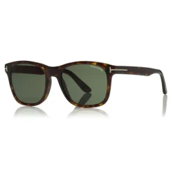 Tom Ford - Eric Sunglasses - Squared Acetate Sunglasses -Dark Havana - FT0595 - Sunglasses - Tom Ford Eyewear - Avvenice