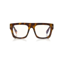 Tom Ford - Fausto Optical Glasses - Acetate Optical Glasses - Dark Havana - FT5634-B - Optical Glasses - Tom Ford Eyewear - Avvenice
