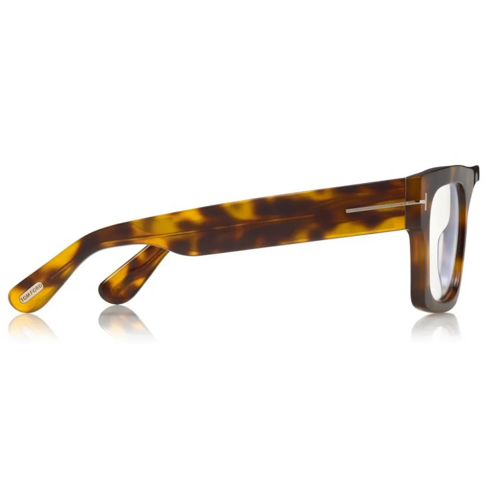 Tom Ford - Fausto Optical Glasses - Acetate Optical Glasses - Dark Havana - FT5634-B - Optical Glasses - Tom Ford Eyewear - Avvenice