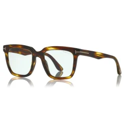 Tom Ford - Fausto Sunglasses - Soft Rectangular Acetate Sunglasses - FT0646 - Havana - Tom Ford Eyewear - Avvenice